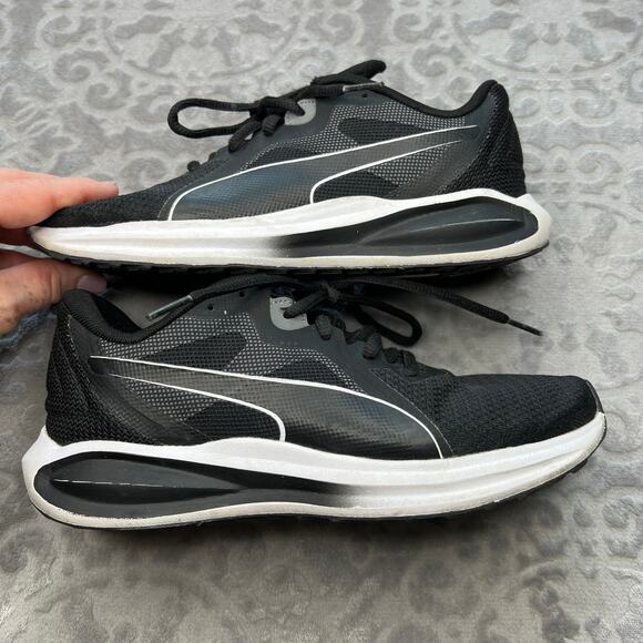 Puma Black Soft Foam Boys 4 - Picture 7 of 8